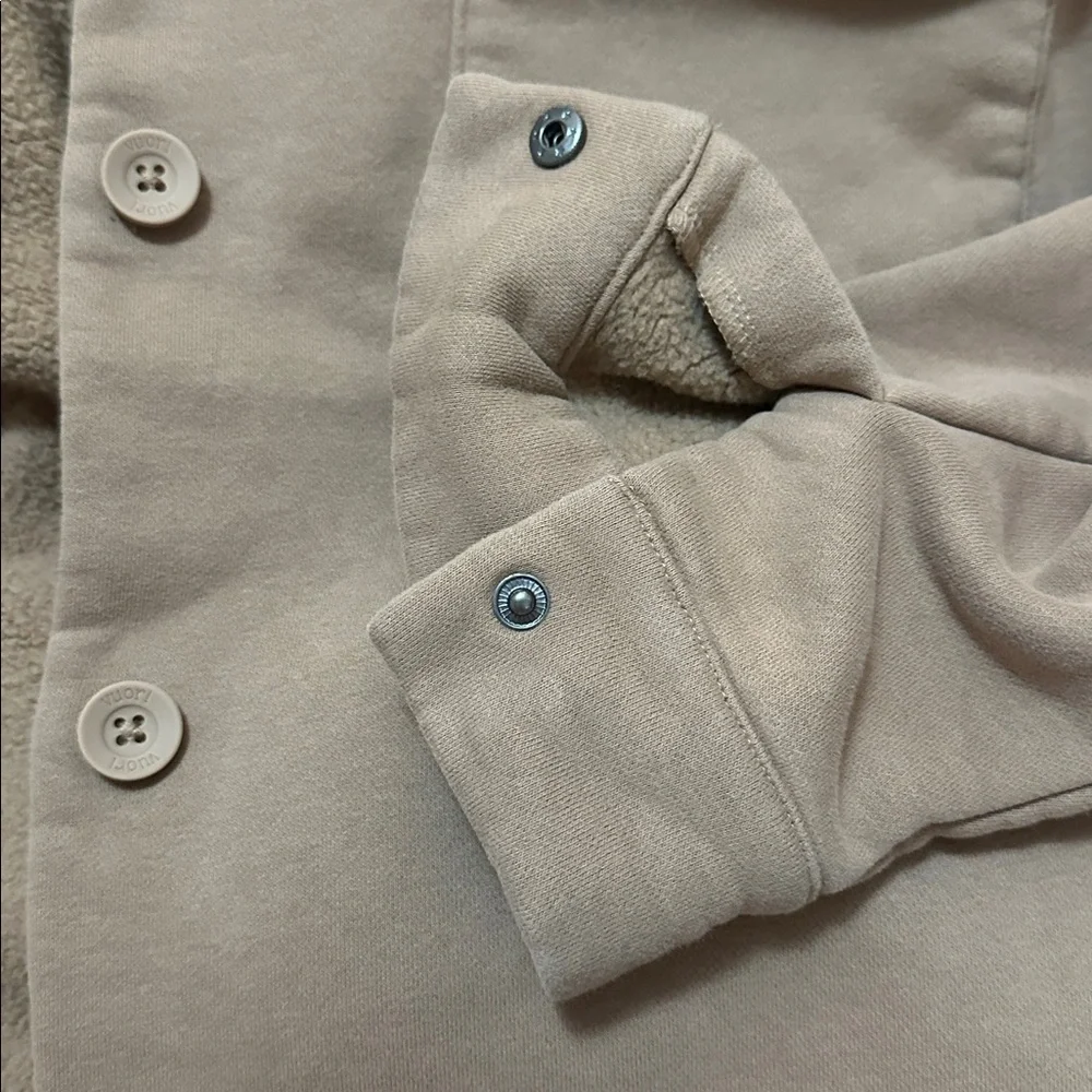 Vuori Restore Button Down Shirt Jacket Size Large Tan Light Brown - Picture 8 of 11
